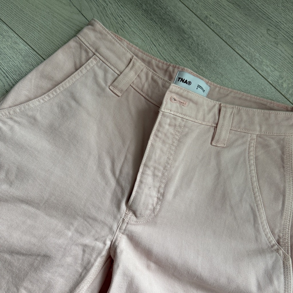 TNA pants | light pink